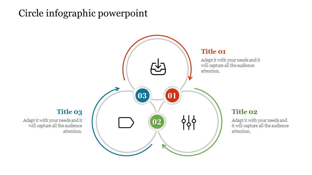 Circle Timecard PowerPoint Template With Venn Diagram